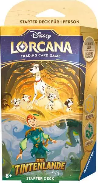 Disney Lorcana: Die Tintenlande - Starter Deck Bernstein und Smaragd (Deutsch)