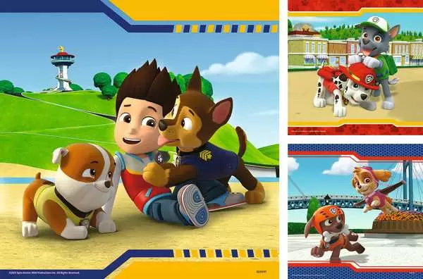 Kinderpuzzle ab 5 Jahren - Helden mit Fell - 49 Teile