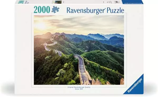Puzzle 2000 Teile - Chinesische Mauer im Sonnenlicht