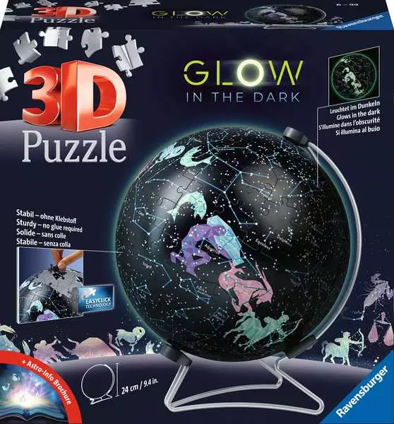 3D Puzzle Puzzle-Ball Starglobe Glow-in-the-Dark