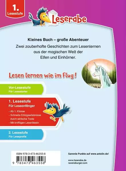 Leserabe Sonderausgaben - Erstlesegeschichten - Elfen und Einhörner