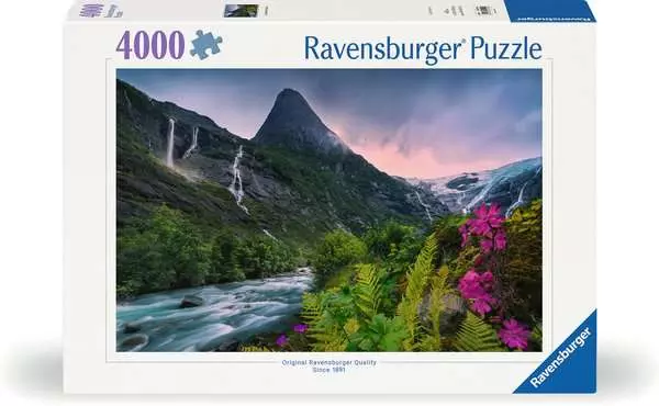 Puzzle 4000 Teile - Atemberaubende Bergstimmung