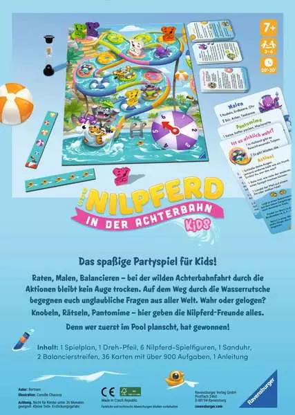 Das Nilpferd in der Achterbahn Kids - Kinderspiel ab 7 Jahren