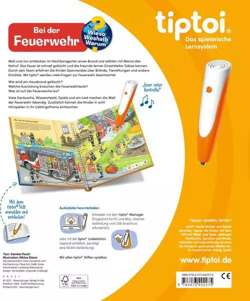 tiptoi® Wieso? Weshalb? Warum? - Bei der Feuerwehr