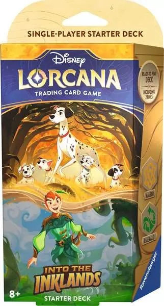 Disney Lorcana: Die Tintenlande - Starter Deck Bernstein und Smaragd (Englisch)