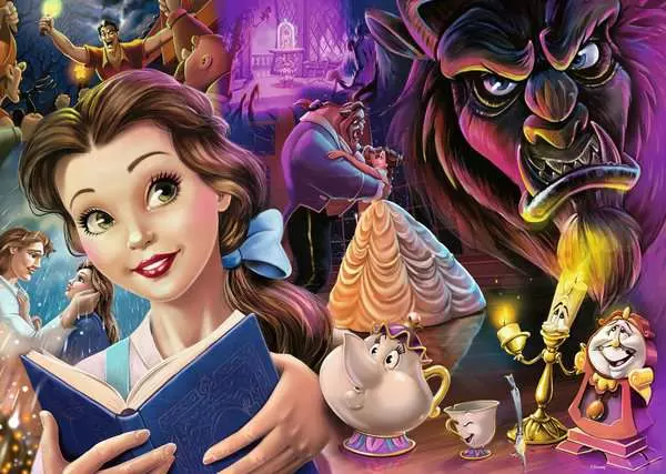 Puzzle 1000 Teile - Belle. die Disney Prinzessin