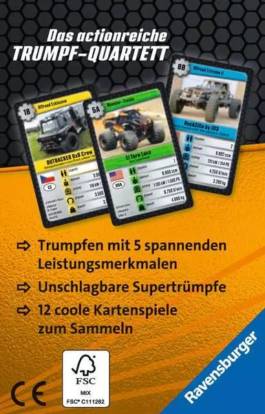 Supertrumpf Auto Monster - Kartenspiel ab 7 Jahren