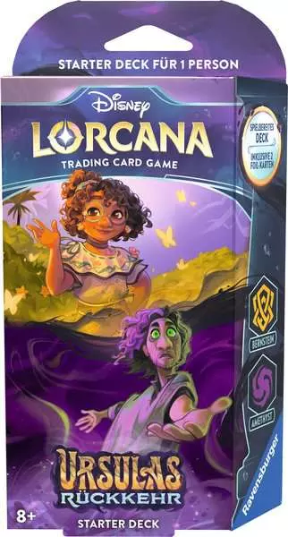 Disney Lorcana: Ursulas Rückkehr - Starter Deck Bernstein und Amethyst (Deutsch)