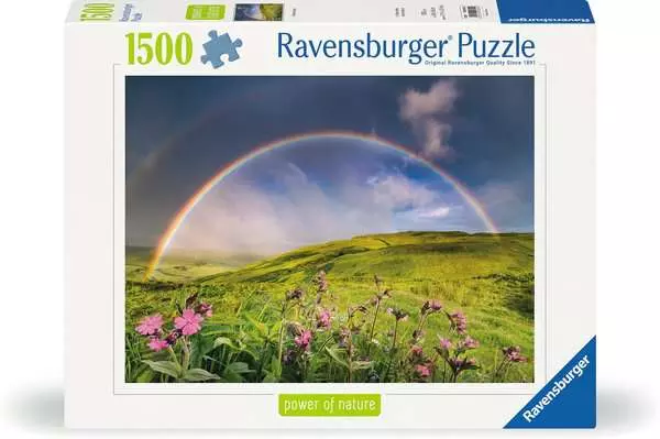 Puzzle 1500 Teile - Spektakulärer Regenbogen