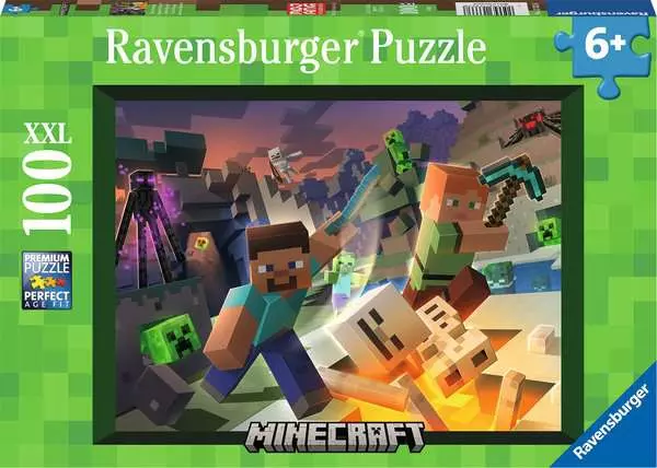 Kinderpuzzle ab 6 Jahren - Monster Minecraft - 100 Teile