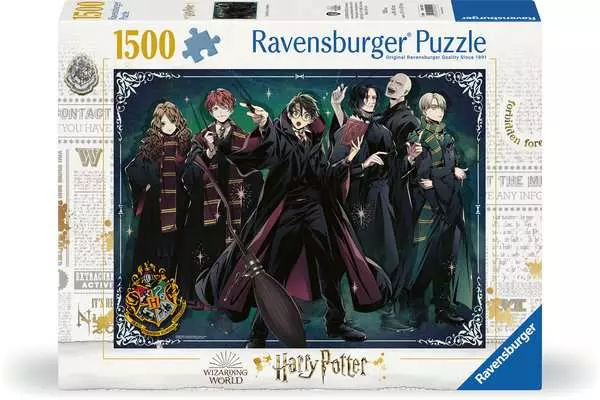 Puzzle 1500 Teile - Gryffindor vs. Slytherin