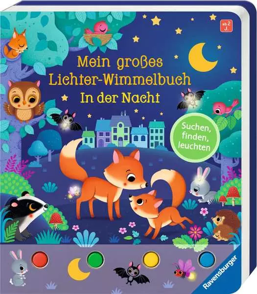 Mein großes Lichter-Wimmelbuch - In der Nacht