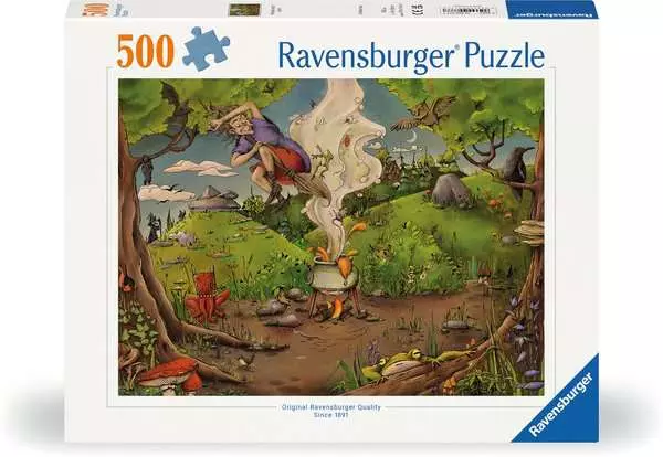 Puzzle 500 Teile - Bei der Waldhexe