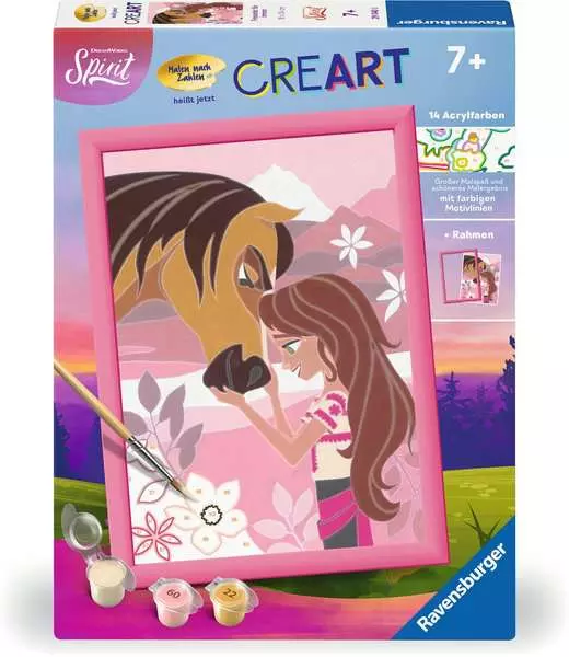 CreArt Freunde für immer - Malen nach Zahlen für Kinder ab 7 Jahren