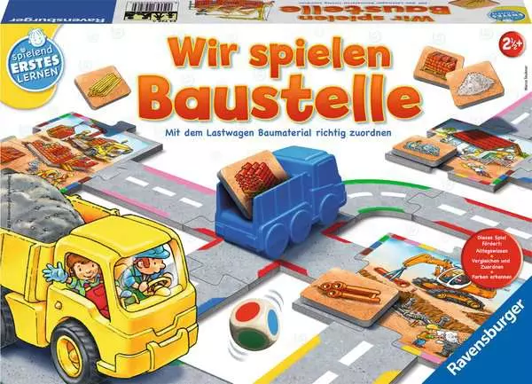 Wir spielen Baustelle - Lernspiel ab 2.5 Jahren