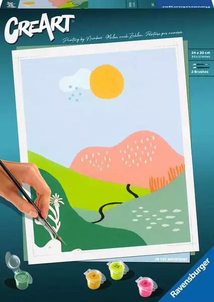 CreArt In den Bergen - Malen nach Zahlen für Erwachsene