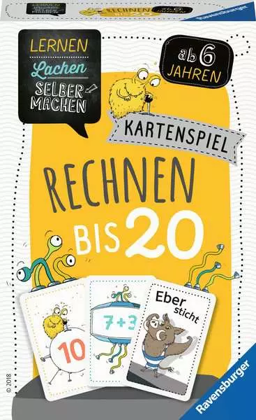 Lernen Lachen Selbermachen: Kartenspiel Rechnen bis 20 - Kartenspiel ab 6 Jahren