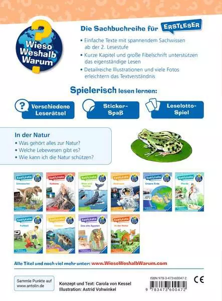 Ravensburger Wieso? Weshalb? Warum? Erstleser. Band 10 - In der Natur