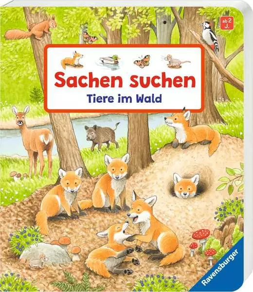 Sachen suchen - Tiere im Wald