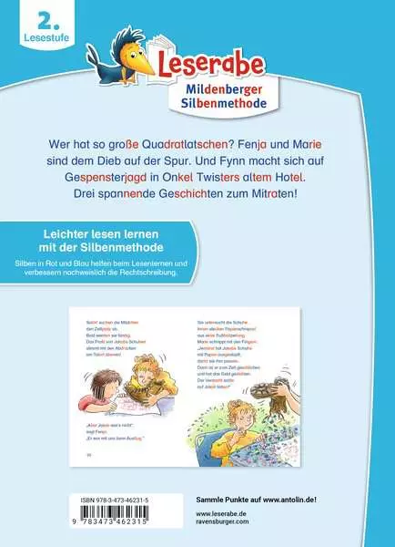 Leserabe mit Mildenberger Silbenmethode - Krimigeschichten zum Mitraten