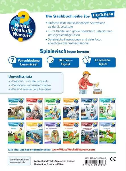 Ravensburger Wieso? Weshalb? Warum? Erstleser. Band 13 - Umweltschutz