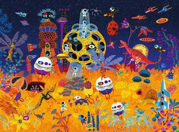 Kinderpuzzle ab 9 Jahren - Fantastischer Planet - 300 Teile
