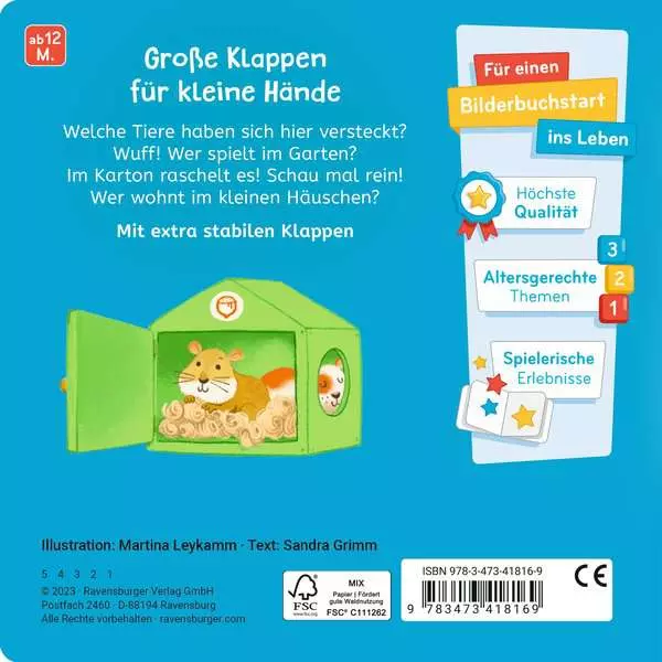 Was siehst du? Klapp auf. klapp zu! Meine Tiere