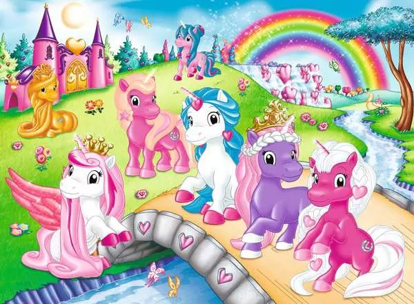 Kinderpuzzle ab 7 Jahren - Die zauberhafte Welt der Lissy PONYs - 150 Teile