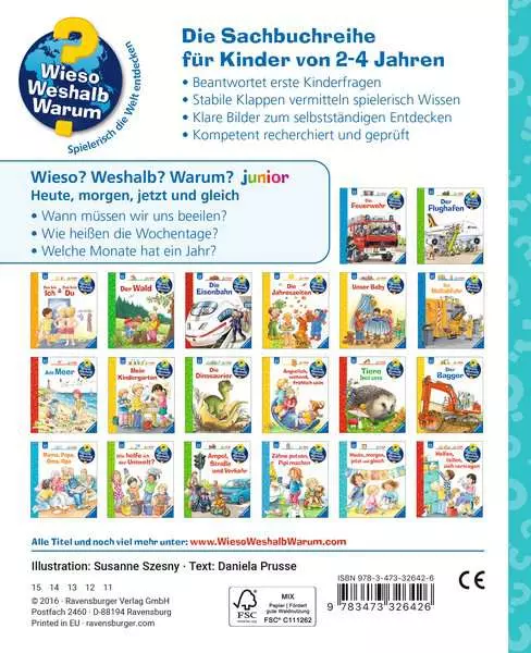 Ravensburger Wieso? Weshalb? Warum? junior Band 56 - Heute. morgen. jetzt und gleich