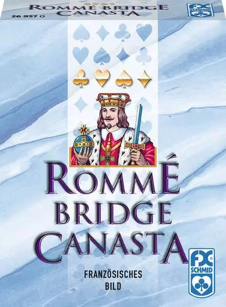 Rommé Bridge. Canasta - Kartenspiel ab 8 Jahren
