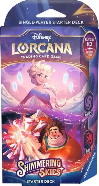 Disney Lorcana: Shimmering Skies - Starter Deck Amethyst and Ruby (Englisch)