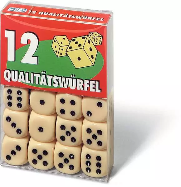 12 Qualitätswürfel - Würfelspiel ab 8 Jahren