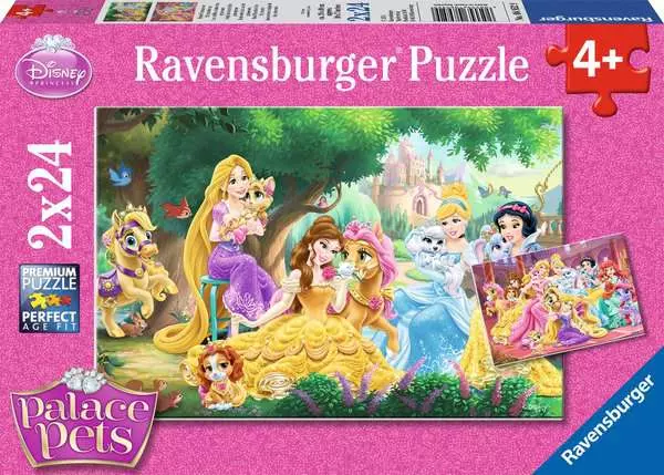 Kinderpuzzle ab 4 Jahren - Beste Freunde der Prinzessinnen - 24 Teile