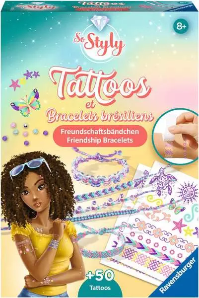 So Styly - Tattoos & Freundschaftsbänder: Cool Summer - Bastelset für Kinder ab 8 Jahren