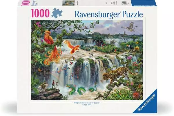 Puzzle 1000 Teile - Fantastischer Wasserfall von Iguazú
