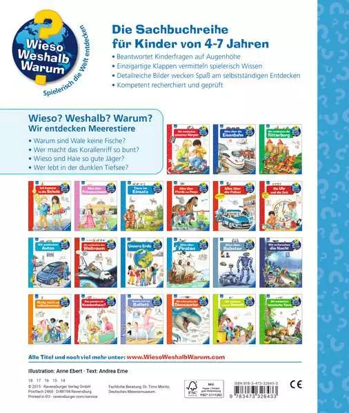 Ravensburger Wieso? Weshalb? Warum?. Band 27 - Wir entdecken Meerestiere