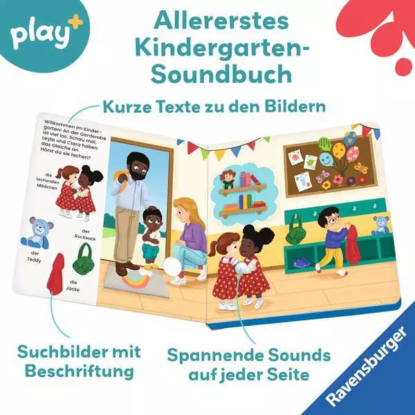 Play+ Mein allererstes Soundbuch Im Kindergarten - ab 12 Monate