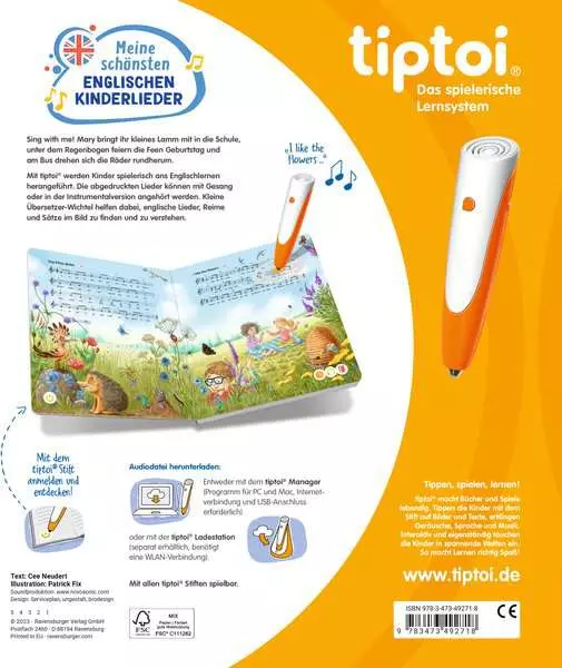 tiptoi® Liederbücher - Meine schönsten englischen Kinderlieder