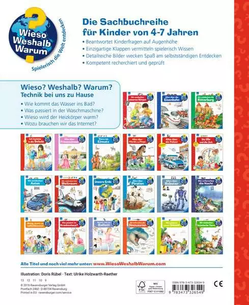 Ravensburger Wieso? Weshalb? Warum?. Band 24 - Technik bei uns zu Hause
