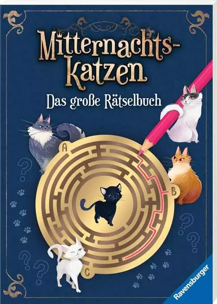 Mitternachtskatzen: Das große Rätselbuch