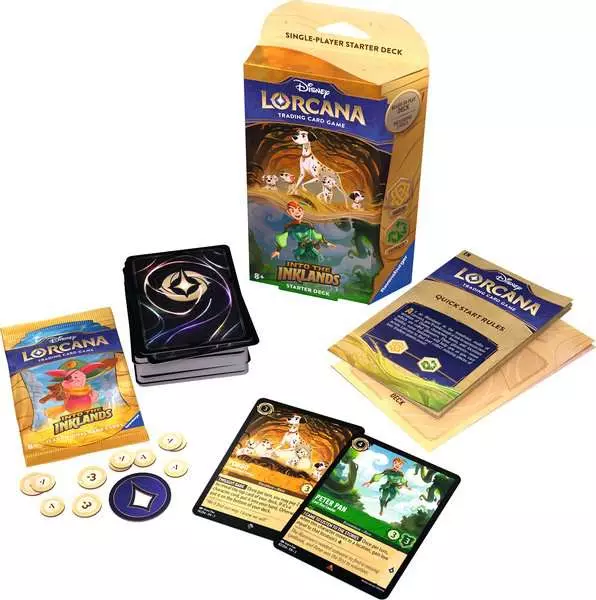 Disney Lorcana: Die Tintenlande - Starter Deck Bernstein und Smaragd (Englisch)