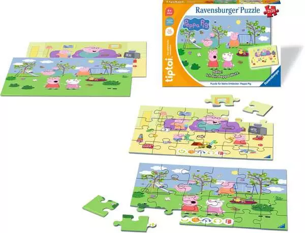 Kinderpuzzle ab 4 Jahren - Puzzle für kleine Entdecker: Peppa Pig - 24 Teile