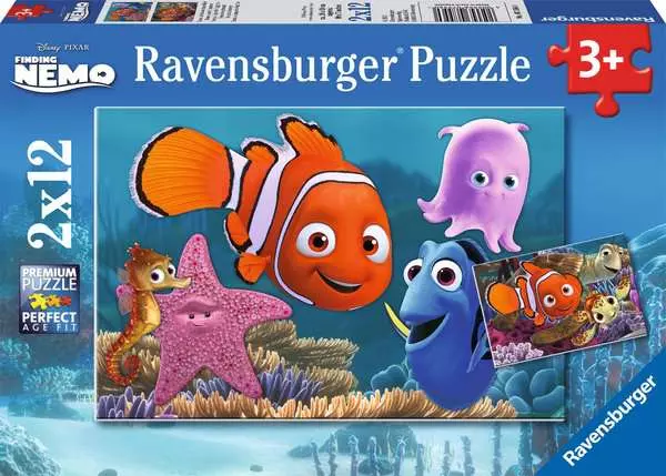 Kinderpuzzle ab 3 Jahren - Nemo der kleine Ausreißer - 12 Teile