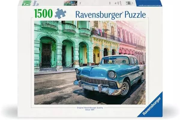 Puzzle 1500 Teile - Cuba Cars