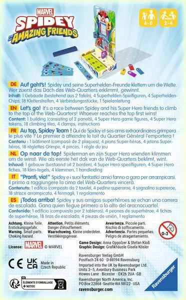 Spidey and his Amazing Friends: Auf geht's. Spidey-Team! - Kinderspiel ab 4 Jahren