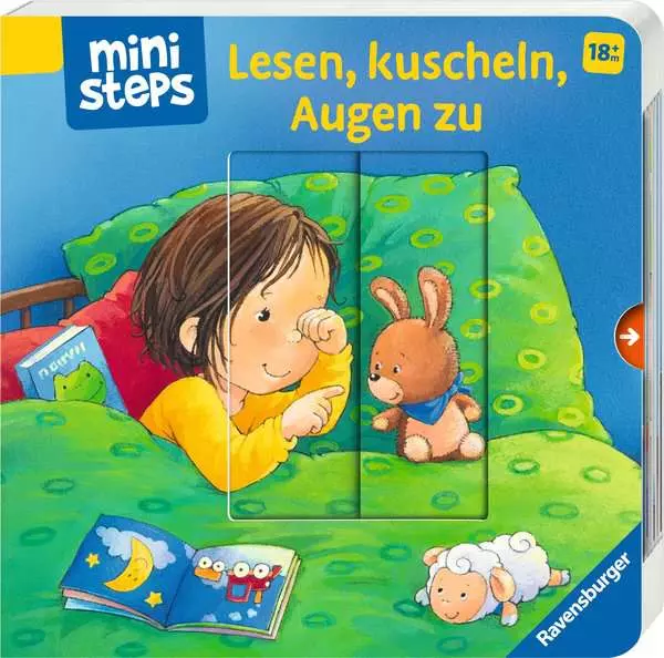 ministeps: Lesen kuscheln. Augen zu
