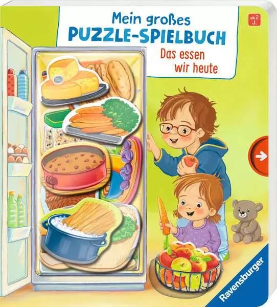 Mein großes Puzzle-Spielbuch - Das essen wir heute