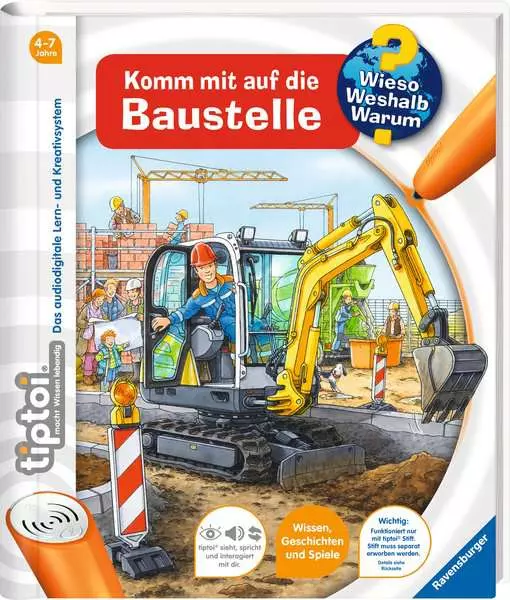 tiptoi® Wieso? Weshalb? Warum? - Komm mit auf die Baustelle