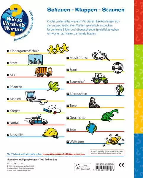 Ravensburger Wieso? Weshalb? Warum? Sonderband - Mein erstes Lexikon