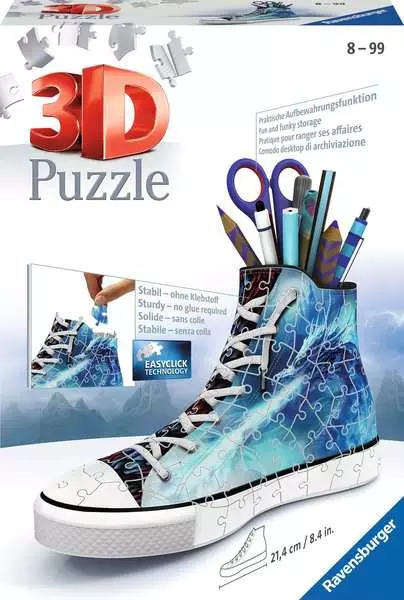 3D Puzzle Sneaker Mystische Drachen